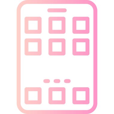 hesap makinesi simgesi vektör illüstrasyonu