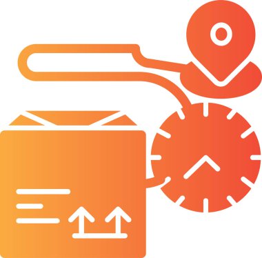 parsel simgesi, basit vektör illüstrasyonu