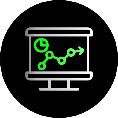 grafik simgesi, basit vektör illüstrasyonu