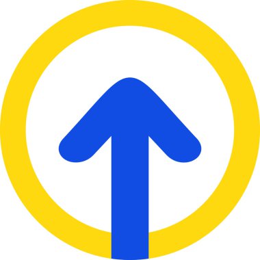 Ok. Web simgesi basit illüstrasyon