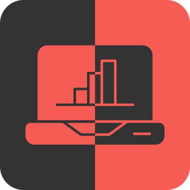 Soyut arkaplanda analitik grafik simgesi