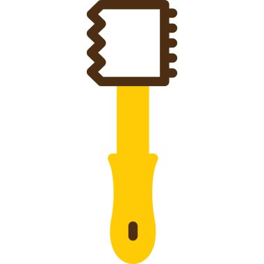 bahçe aracı simgesi, düz biçim