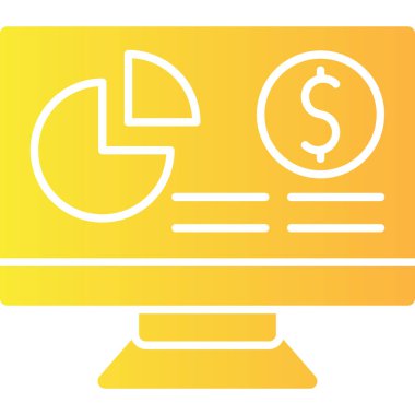 İş Analizi Vektör simgesi modern basit vektör illüstrasyonu