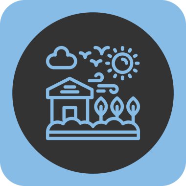 Emlak vektörü simgesi