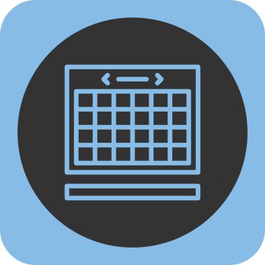 vektör lcd simgesi illüstrasyonu