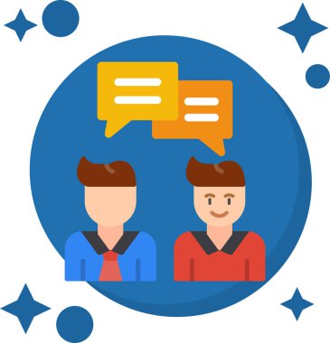 Kabarcıklı iş ekibi