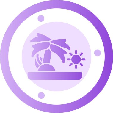 Bir bitkinin vektör illüstrasyonu