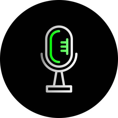 mikrofon vektör simge tasarlamak