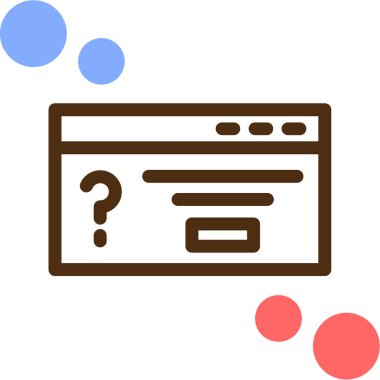 iş simgesi, basit vektör illüstrasyonu