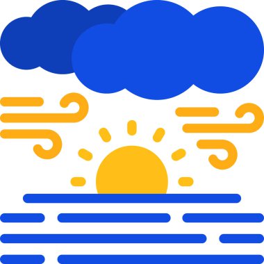 hava simgesi vektör illüstrasyonu