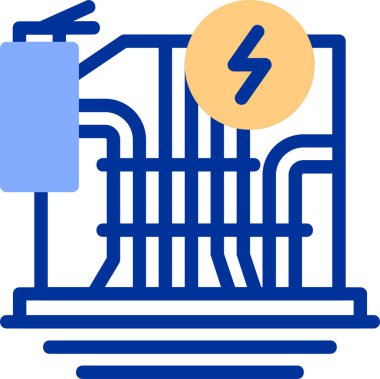 Elektrik gücü. Basit resimleme