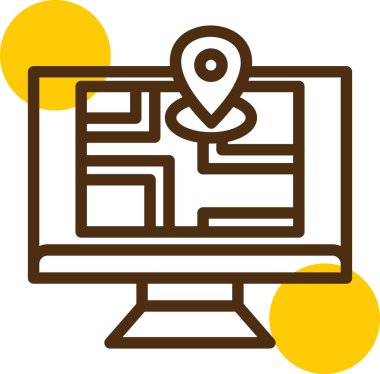 konum haritası simgesi