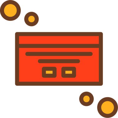 para makinesi para simgesi düz stil