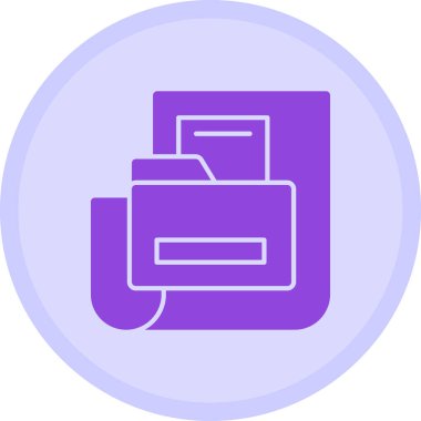 Dosya. Web simgesi basit illüstrasyon