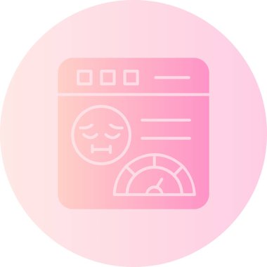 Bir yüzün vektör illüstrasyonu