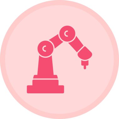 robot. Web simgesi basit illüstrasyon