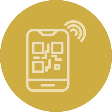 Cep telefonu simgesinin vektör illüstrasyonu