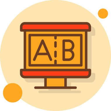 Okul yönetim kurulu. Basit illüstrasyon