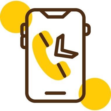 Çağrı. Web simgesi basit illüstrasyon