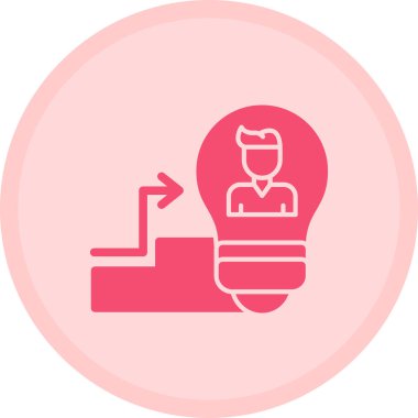 Fikir simgesi vektör illüstrasyonu