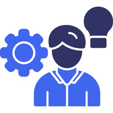 taslak biçiminde yaratıcı iş fikri simgesi