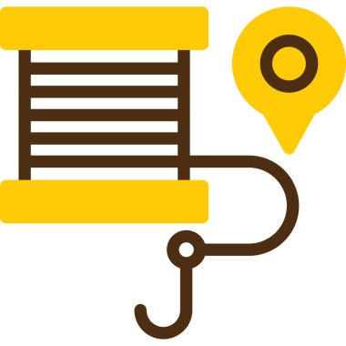 Harita işaretleyici simgesi, vektör illüstrasyonu