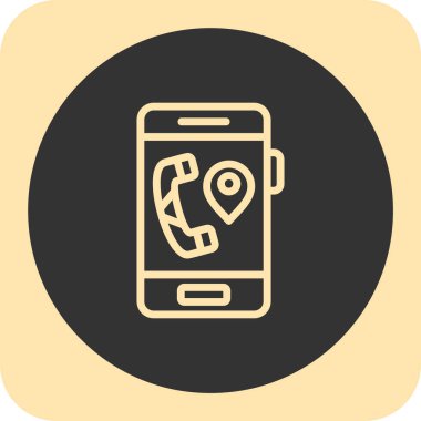 Simge vektör illüstrasyonunu ara