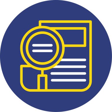 vektör Arama Simgesi illüstrasyonu