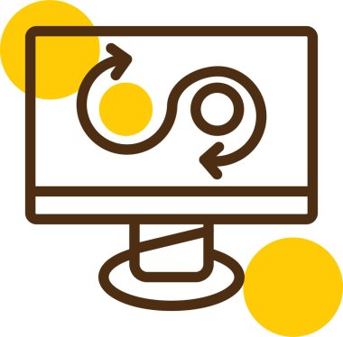 seo modern simgesinin vektör illüstrasyonu