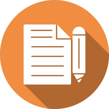 belge simgesi vektör illüstrasyonu