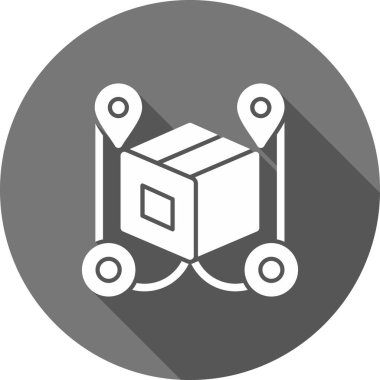 kutu simgesi vektör illüstrasyonu