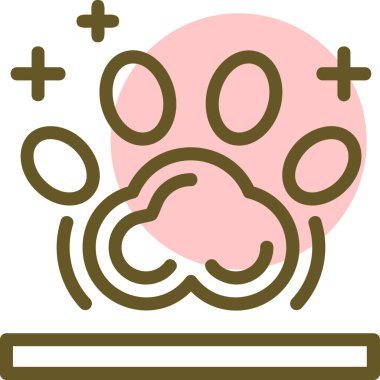 Bir köpeğin vektör çizimi