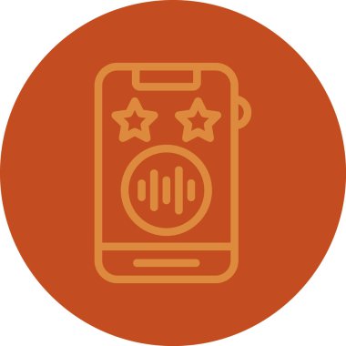 Cep telefonu. Basit resimleme