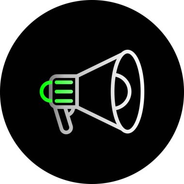 vektör sözcüsü Simgesi illüstrasyonu