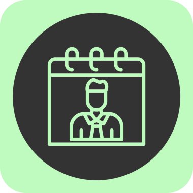 Kişisel ve ticari kullanım için doktor vektör simgesi simgesi vektör çizimi..