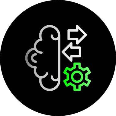 Projeniz için vektör ayarı simgesi