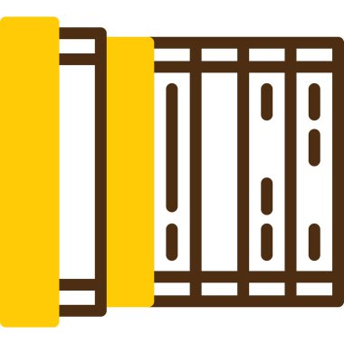 Çikolatalı kek ikonu vektör illüstrasyonu