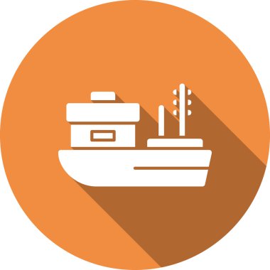 Tekne. Web simgesi basit illüstrasyon