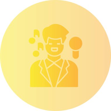 Bir insan simgesinin vektör illüstrasyonu