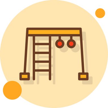 oyun alanı salıncak çizimi