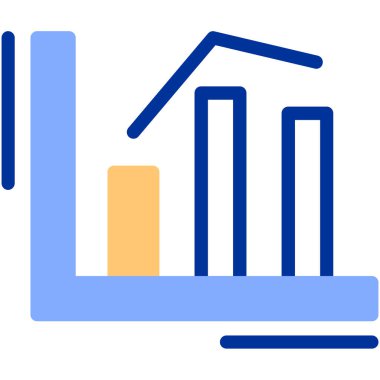 grafik ikonu vektör illüstrasyonu