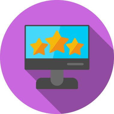 Müşteri hizmeti simgesi, düz tasarım