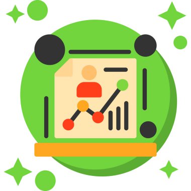 iş grafiği simgesi