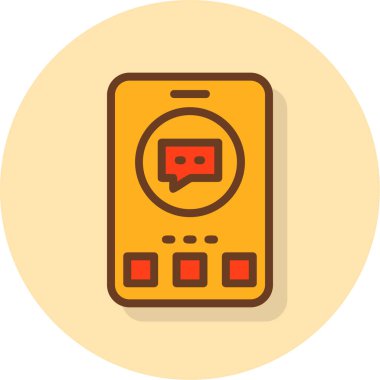 Telefon simgesi, vektör tasarımı