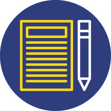 Vektör belgesi Simge illüstrasyonu