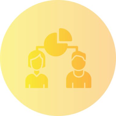 Sarı kasklı bir adamın vektör çizimi