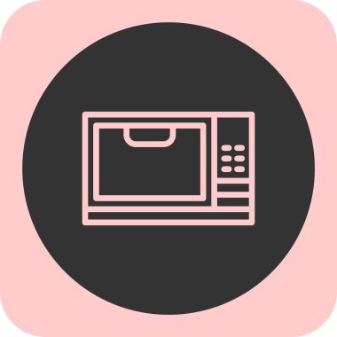 vektör lcd simgesi illüstrasyonu