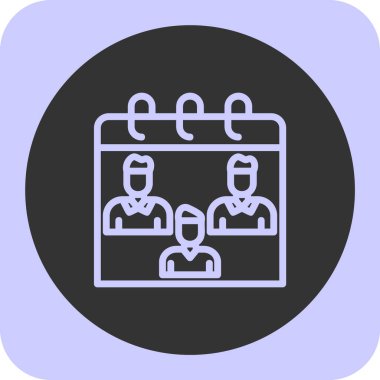 Takım simgesi soyut arkaplanda izole edildi