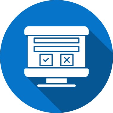 web simgesi, dizüstü bilgisayar vektör illüstrasyon