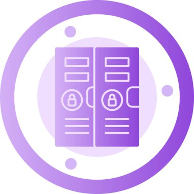 Şifre. Web simgesi basit illüstrasyon